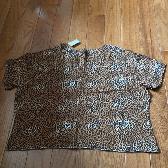 NWT Pink by Victoria's Secret Leopard Crop Top - Picture 3 of 8